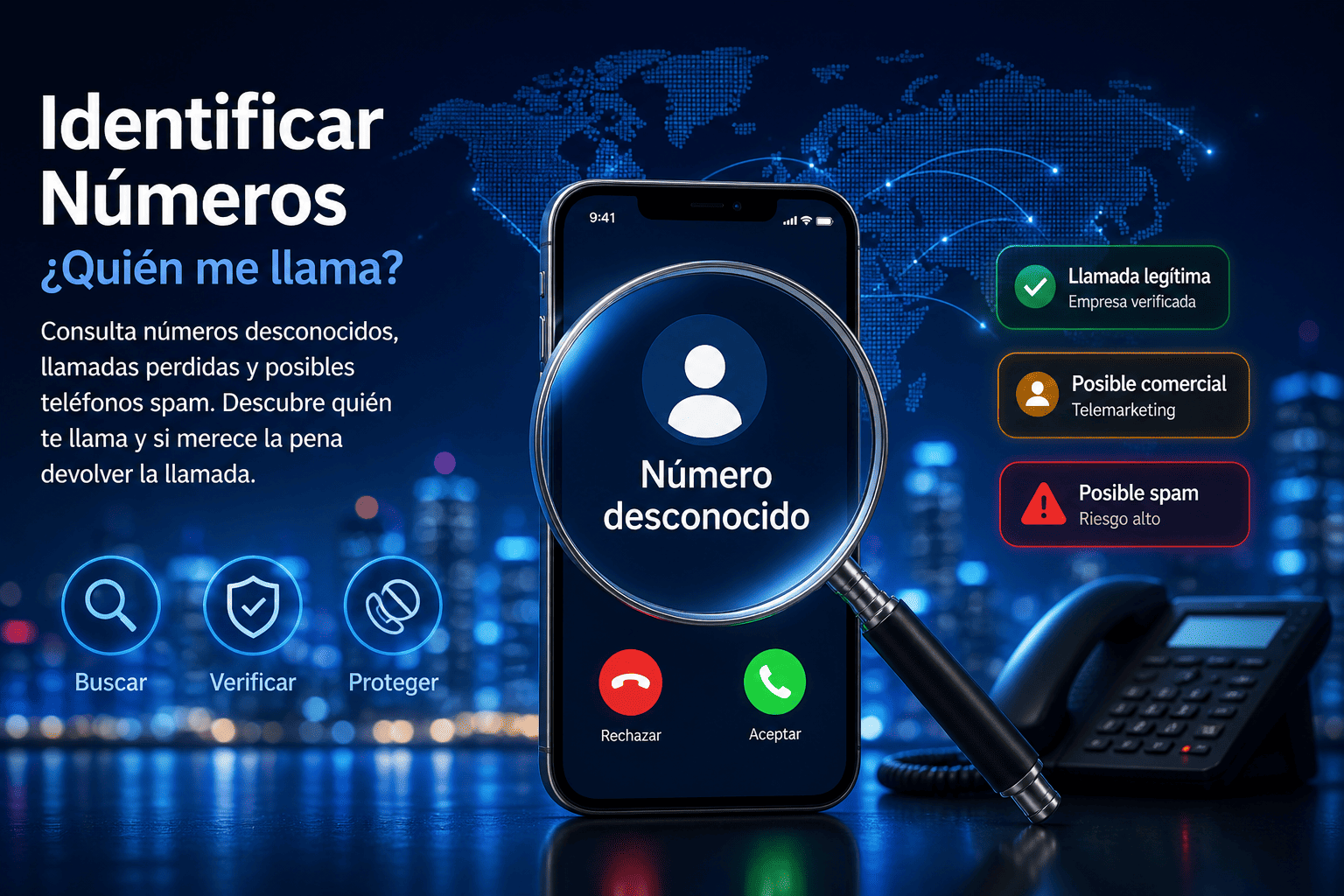 Identificar Números de Teléfono ¿Quién me llama