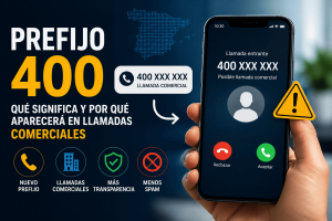 prefijo 400 en llamadas comerciales y spam telefonico en españa